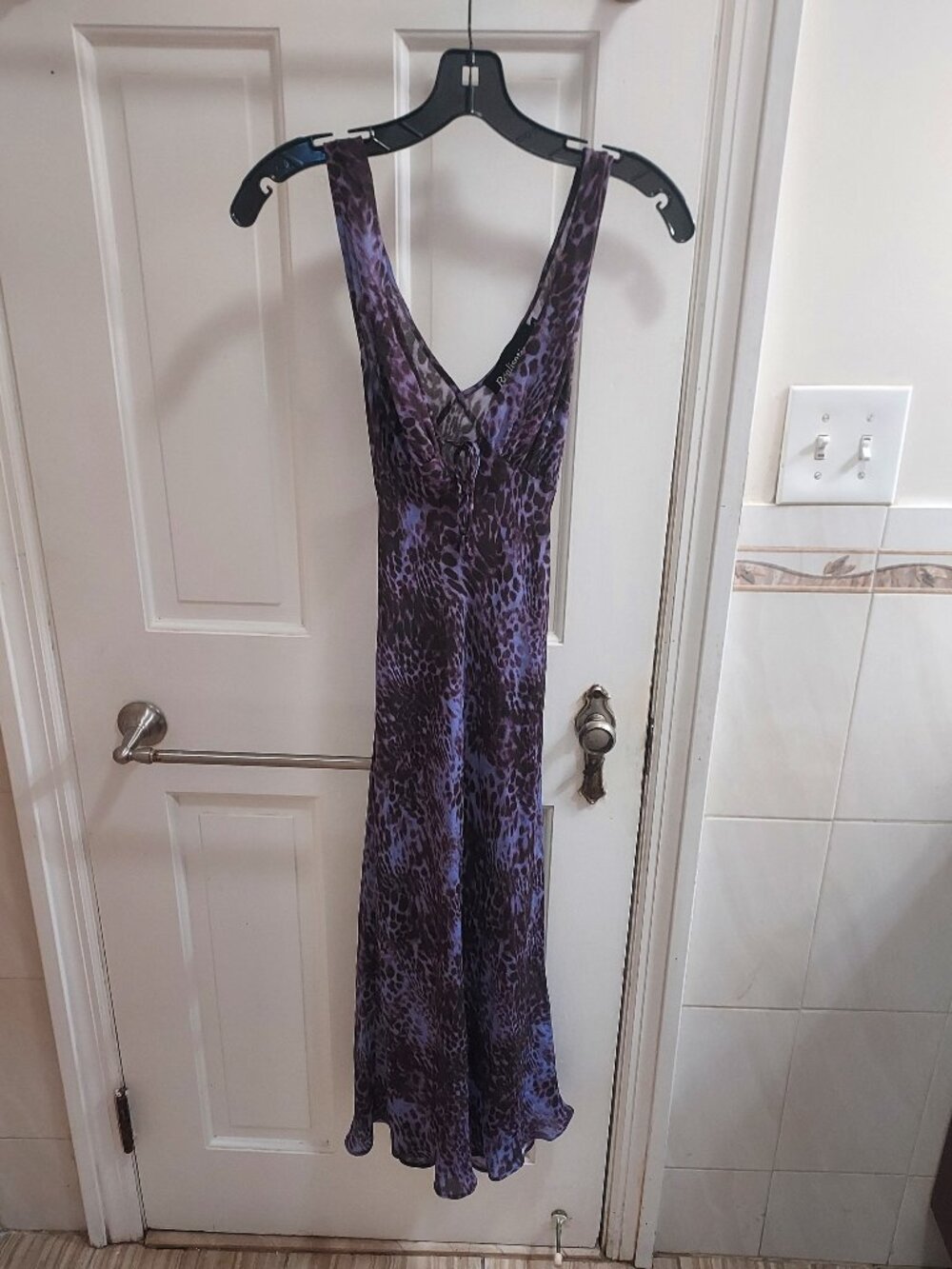 Realisation Par Purple Sleeveless Silk The Scarlet Dress